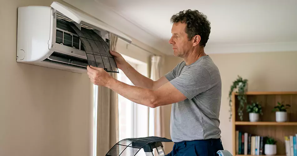 AC Filter Cleaning