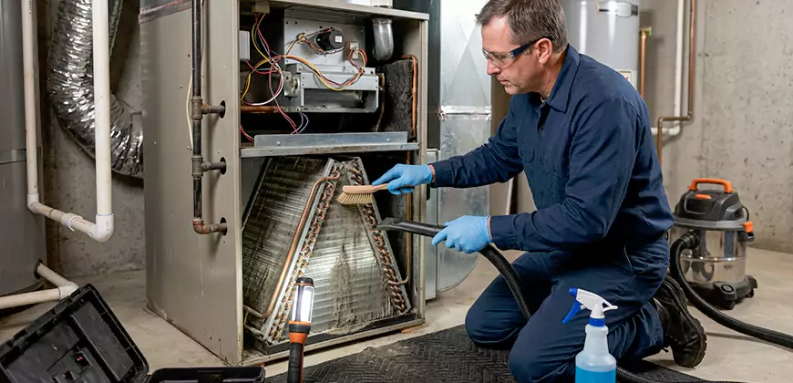 Furnace Coil Cleaning in Newton