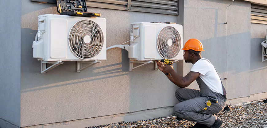 Split-System Outdoor Unit Cleaning in Newton