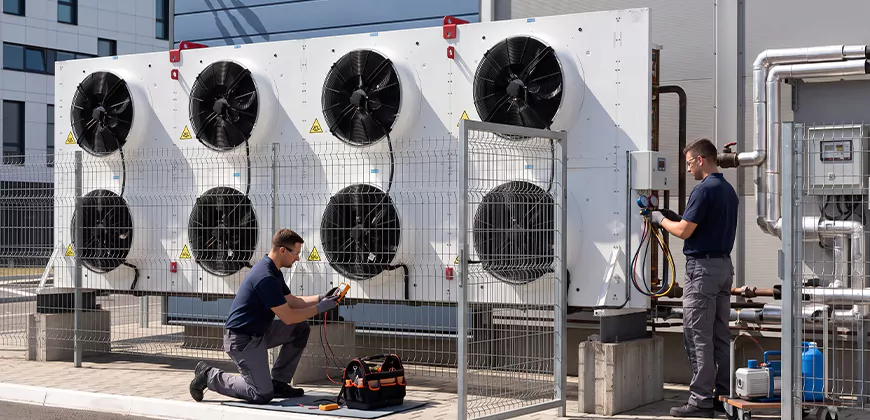 Commercial Chiller Systems in Newton