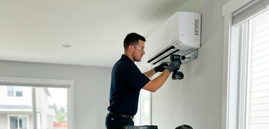 Split System Heating and Cooling Installation in Newton