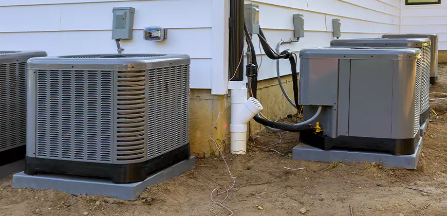 Central Air Condenser Setup in Newton