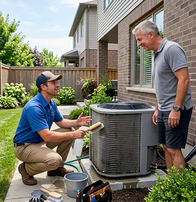Why Newton, MA Homeowners Choose Engel Heat and Air for Outdoor AC Cleaning?